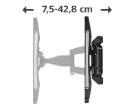 Hama Uchwyt LCD/LED PREMIUM VESA 800x400 fullmotion 2 ramiona - 1517004 - zdjęcie 4